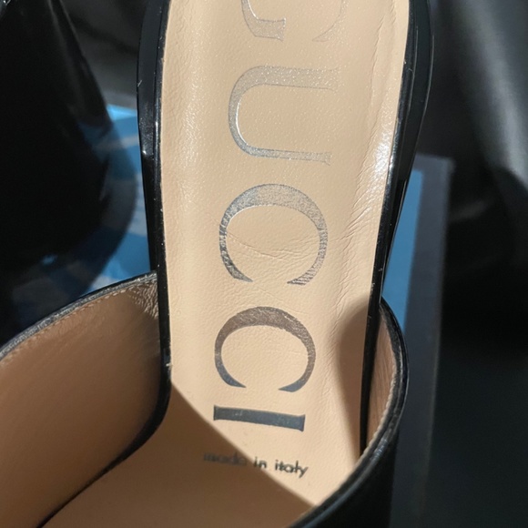 Gucci Patent Chunky Mules size 34 - Picture 3 of 10
